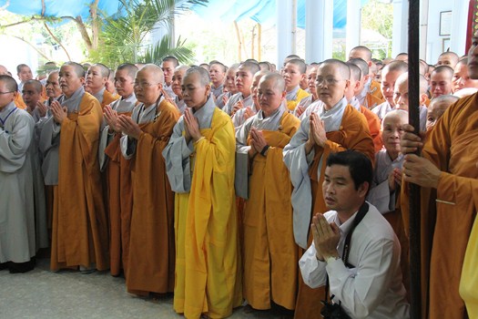 Hình Ảnh Lễ Cung Thỉnh Nhục Thân Cố Sư Trưởng Hải Triều Âm Nhập Kim Quan