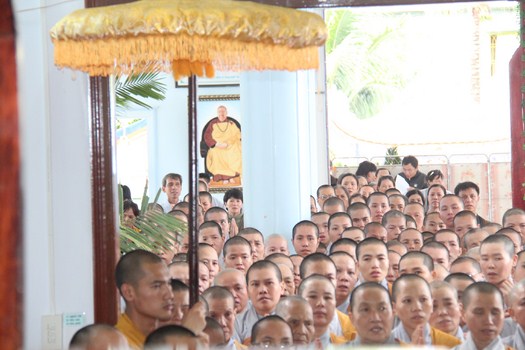 Hình Ảnh Lễ Cung Thỉnh Nhục Thân Cố Sư Trưởng Hải Triều Âm Nhập Kim Quan