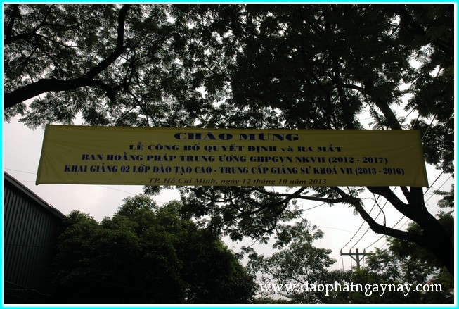 TP. HCM: Lễ ra mắt nhân sự Ban Hoằng Pháp TW nhiệm kỳ VII (2012 - 2017)