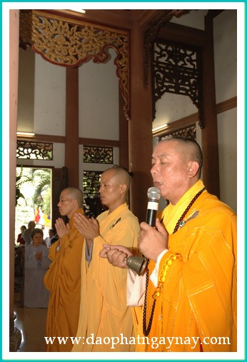 TP. HCM: Lễ Tiểu tường Cố ĐLHT. Thích Minh Châu - Lễ khai kinh