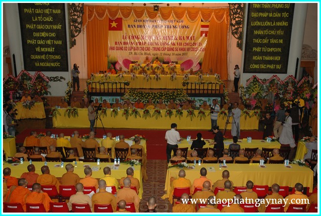 TP. HCM: Lễ ra mắt nhân sự Ban Hoằng Pháp TW nhiệm kỳ VII (2012 - 2017)