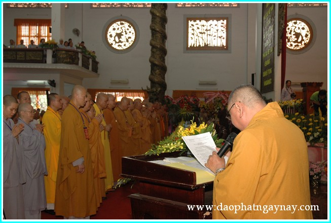 TP. HCM: Lễ ra mắt nhân sự Ban Hoằng Pháp TW nhiệm kỳ VII (2012 - 2017)