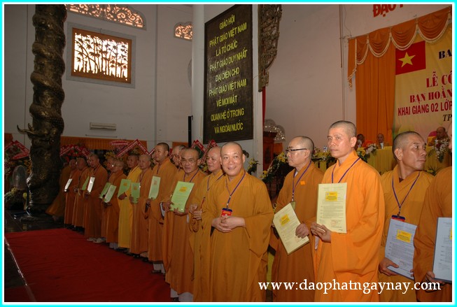 TP. HCM: Lễ ra mắt nhân sự Ban Hoằng Pháp TW nhiệm kỳ VII (2012 - 2017)