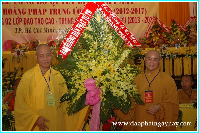 TP. HCM: Lễ ra mắt nhân sự Ban Hoằng Pháp TW nhiệm kỳ VII (2012 - 2017)