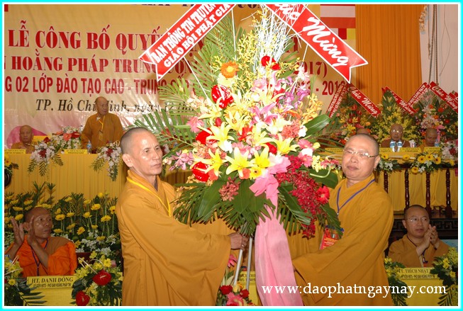 TP. HCM: Lễ ra mắt nhân sự Ban Hoằng Pháp TW nhiệm kỳ VII (2012 - 2017)