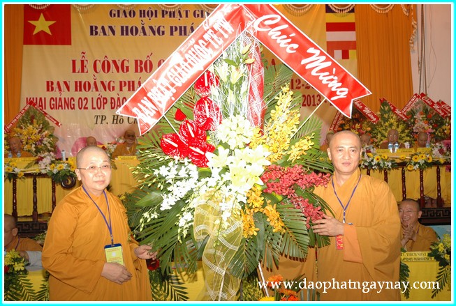 TP. HCM: Lễ ra mắt nhân sự Ban Hoằng Pháp TW nhiệm kỳ VII (2012 - 2017)