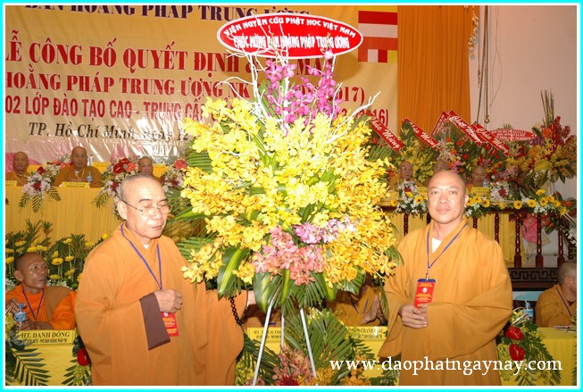 TP. HCM: Lễ ra mắt nhân sự Ban Hoằng Pháp TW nhiệm kỳ VII (2012 - 2017)