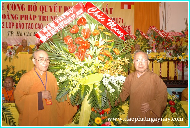 TP. HCM: Lễ ra mắt nhân sự Ban Hoằng Pháp TW nhiệm kỳ VII (2012 - 2017)