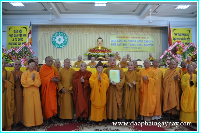 TP. HCM: Lễ ra mắt Ban Tăng sự và Ban Văn hóa TƯ GHPGVN nhiệm kỳ VII (2012 - 2017)