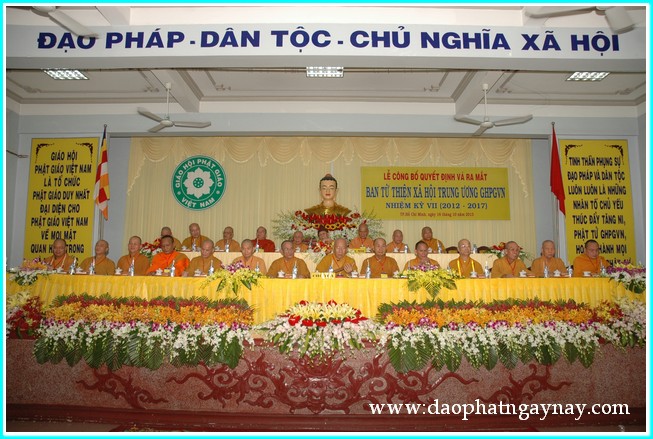 Lễ ra mắt nhân sự Ban Từ thiện Xã hội TW nhiệm kỳ VII (2012-2017)