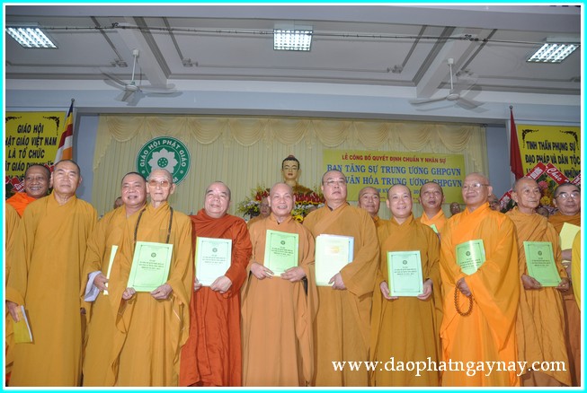 TP. HCM: Lễ ra mắt Ban Tăng sự và Ban Văn hóa TƯ GHPGVN nhiệm kỳ VII (2012 - 2017)