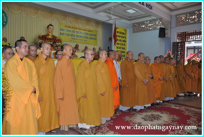 TP. HCM: Lễ ra mắt Ban Tăng sự và Ban Văn hóa TƯ GHPGVN nhiệm kỳ VII (2012 - 2017)