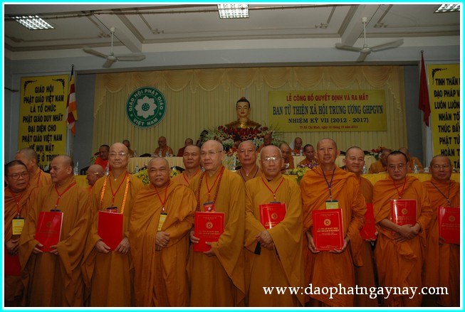 Lễ ra mắt nhân sự Ban Từ thiện Xã hội TW nhiệm kỳ VII (2012-2017)