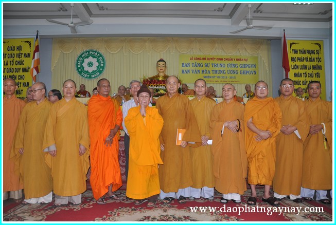 TP. HCM: Lễ ra mắt Ban Tăng sự và Ban Văn hóa TƯ GHPGVN nhiệm kỳ VII (2012 - 2017)