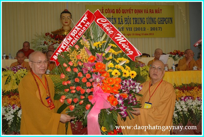 Lễ ra mắt nhân sự Ban Từ thiện Xã hội TW nhiệm kỳ VII (2012-2017)