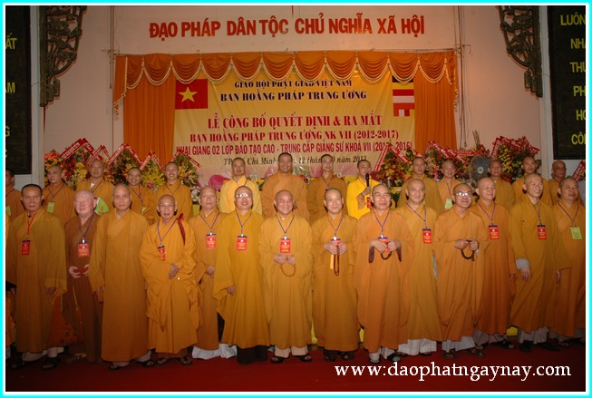 TP. HCM: Lễ ra mắt nhân sự Ban Hoằng Pháp TW nhiệm kỳ VII (2012 - 2017)