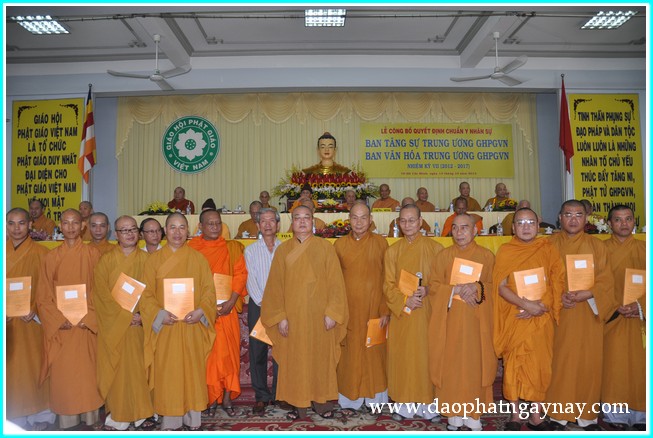 TP. HCM: Lễ ra mắt Ban Tăng sự và Ban Văn hóa TƯ GHPGVN nhiệm kỳ VII (2012 - 2017)