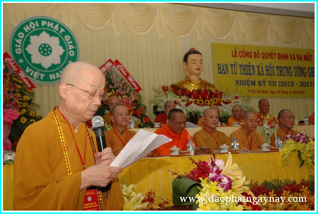 Lễ ra mắt nhân sự Ban Từ thiện Xã hội TW nhiệm kỳ VII (2012-2017)