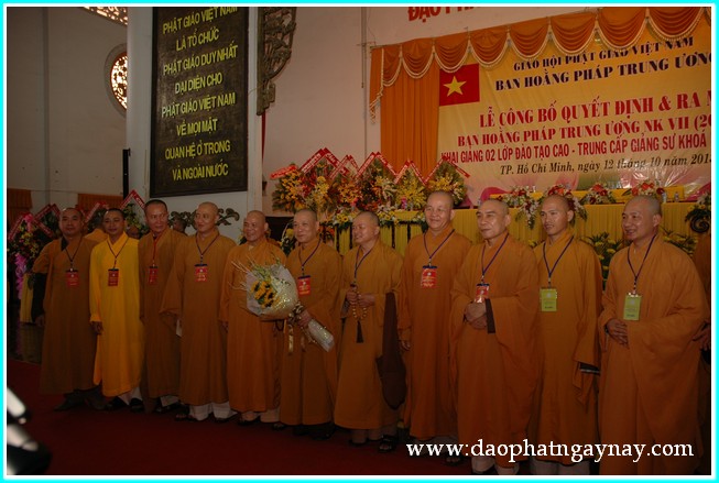 TP. HCM: Lễ ra mắt nhân sự Ban Hoằng Pháp TW nhiệm kỳ VII (2012 - 2017)