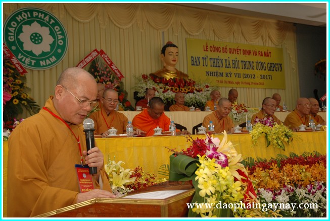 Lễ ra mắt nhân sự Ban Từ thiện Xã hội TW nhiệm kỳ VII (2012-2017)