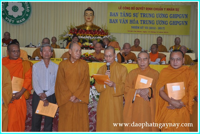 TP. HCM: Lễ ra mắt Ban Tăng sự và Ban Văn hóa TƯ GHPGVN nhiệm kỳ VII (2012 - 2017)