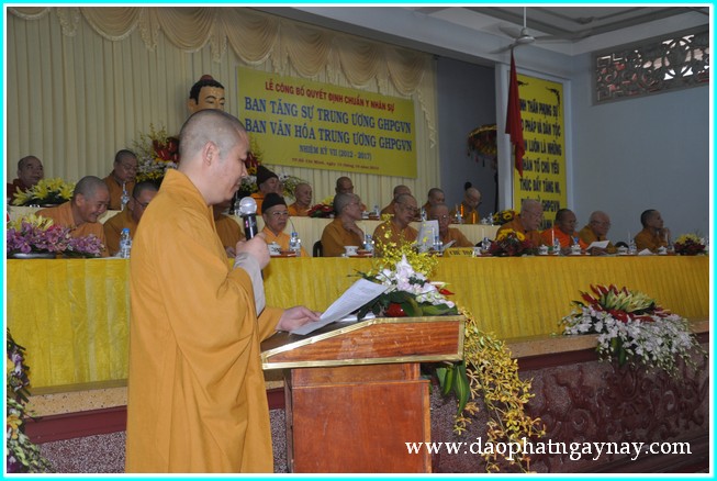 TP. HCM: Lễ ra mắt Ban Tăng sự và Ban Văn hóa TƯ GHPGVN nhiệm kỳ VII (2012 - 2017)