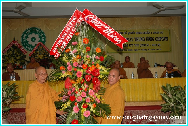 TP. HCM: Lễ công bố quyết định chuẩn y nhân sự Ban Kiểm Soát TƯ GHPGVN nhiệm kỳ VII (2012 - 2017)