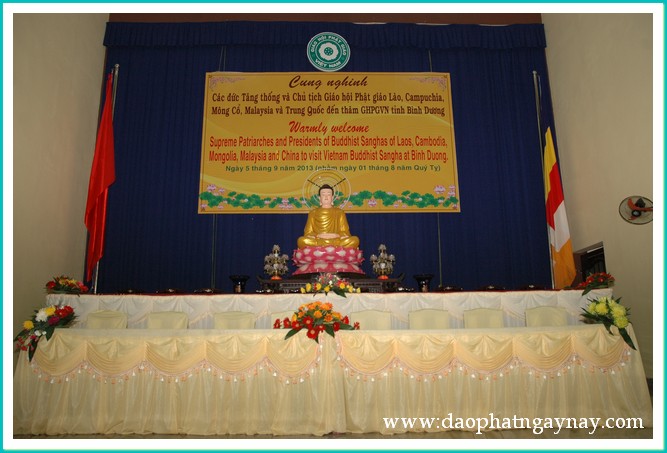 Bình Dương: Tiếp đón phái đoàn Phật giáo quốc tế