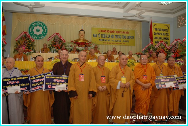 Lễ ra mắt nhân sự Ban Từ thiện Xã hội TW nhiệm kỳ VII (2012-2017)