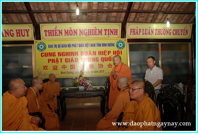 TP. HCM - Bình Dương: Tiếp đón phái đoàn Hiệp hội Phật giáo Trung Quốc