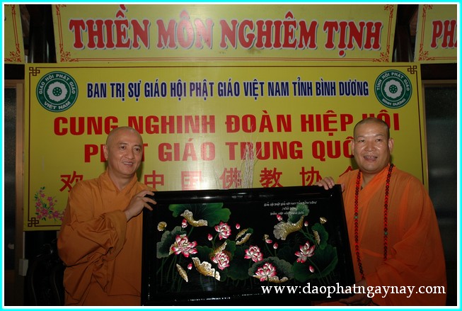 TP. HCM - Bình Dương: Tiếp đón phái đoàn Hiệp hội Phật giáo Trung Quốc