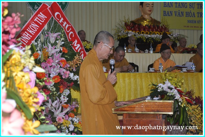 TP. HCM: Lễ ra mắt Ban Tăng sự và Ban Văn hóa TƯ GHPGVN nhiệm kỳ VII (2012 - 2017)