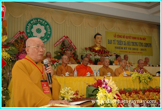 Lễ ra mắt nhân sự Ban Từ thiện Xã hội TW nhiệm kỳ VII (2012-2017)