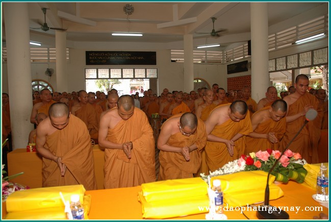 TP. HCM: Lễ tạ pháp An Cư Kiết Hạ PL 2557 tại Tịnh Xá Trung Tâm