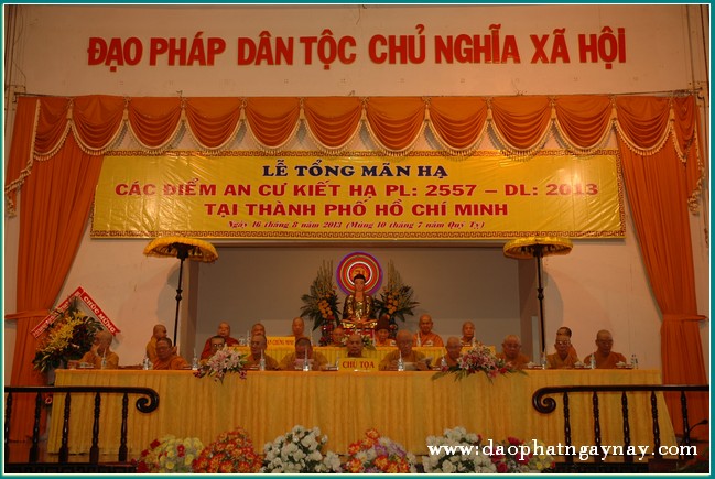 TP. HCM: Lễ tổng mãn hạ các điểm An Cư Kiết Hạ PL. 2557