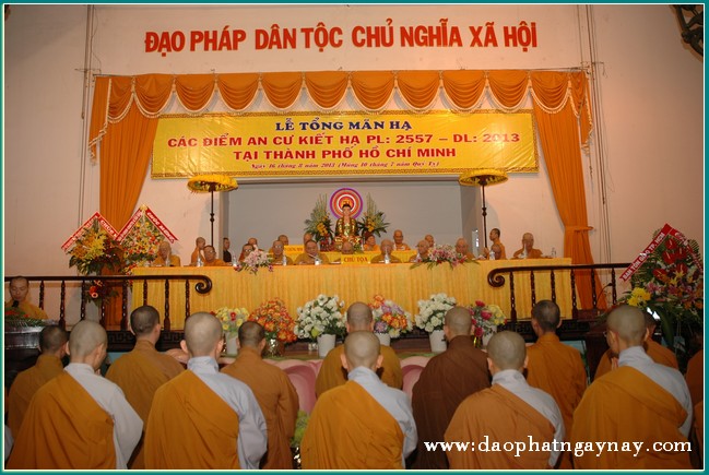 TP. HCM: Lễ tổng mãn hạ các điểm An Cư Kiết Hạ PL. 2557