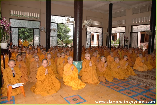 TP. HCM: Lễ Giải Chế An Cư tại hạ trường tịnh xá Ngọc Phương PL. 2557