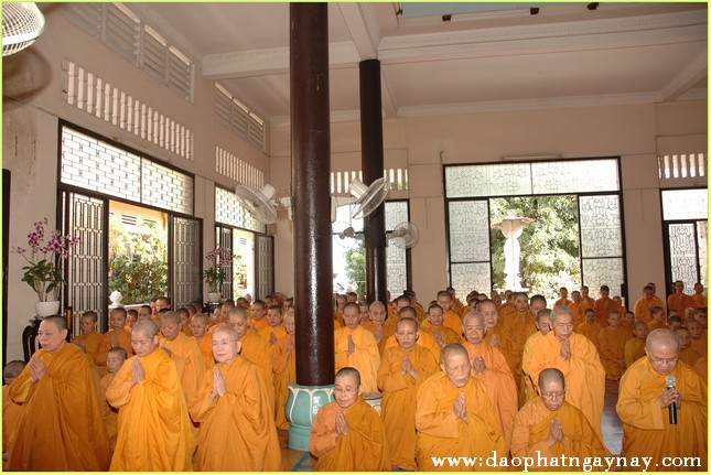 TP. HCM: Lễ Giải Chế An Cư tại hạ trường tịnh xá Ngọc Phương PL. 2557