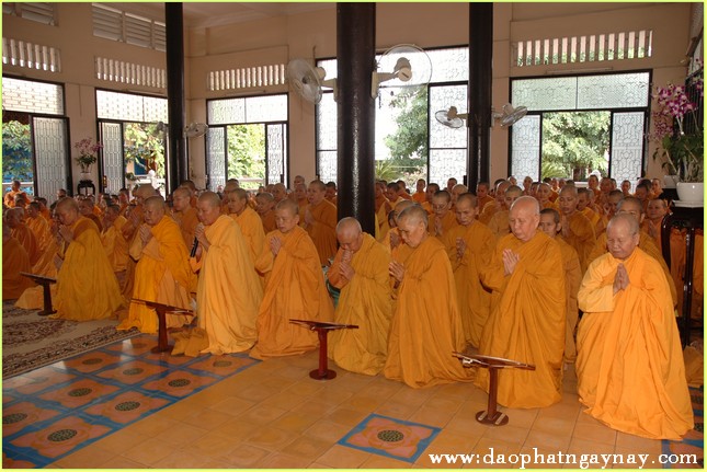 TP. HCM: Lễ Giải Chế An Cư tại hạ trường tịnh xá Ngọc Phương PL. 2557