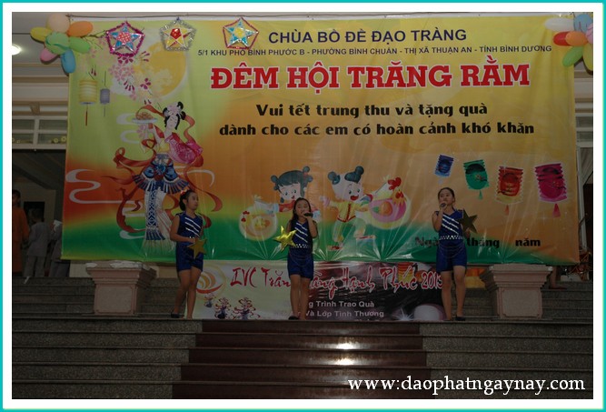 Bình Dương: Đêm hội trăng rằm dành cho các em có hoàn cảnh khó khăn