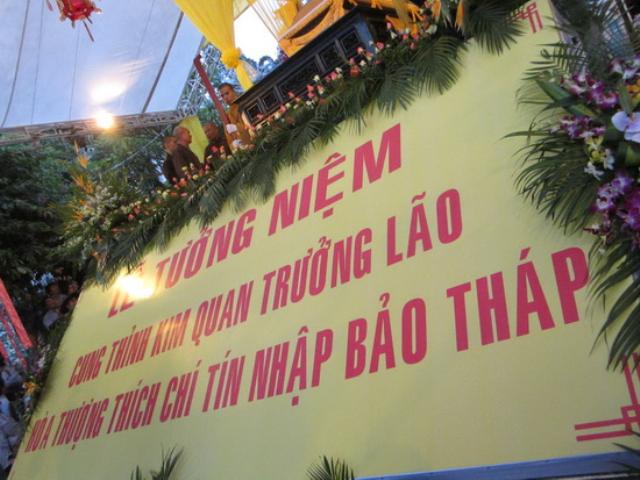 Cung thỉnh Giác linh Đại lão HT.Thích Chí Tín yết Phật