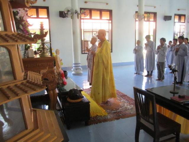 Chùa Đức Hòa tổ chức lễ Quy y nhân mùa Vu lan PL. 2557