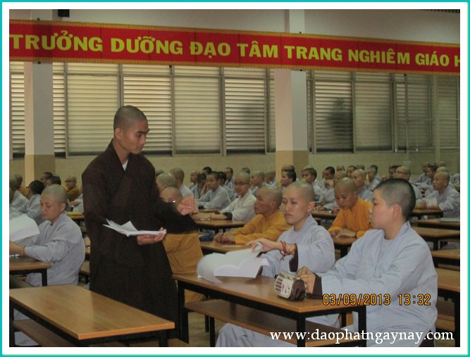 TP. HCM: Tăng Ni sinh hệ Trung Cao Phật học thi học kỳ I-II