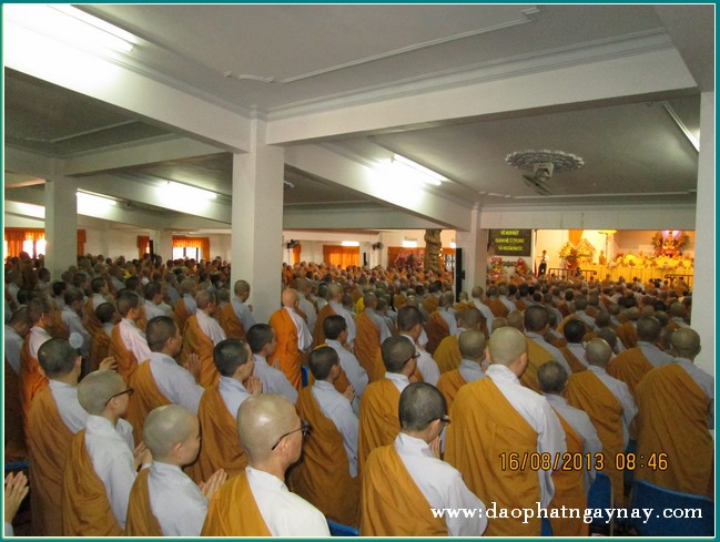 TP. HCM: Lễ tổng mãn hạ các điểm An Cư Kiết Hạ PL. 2557