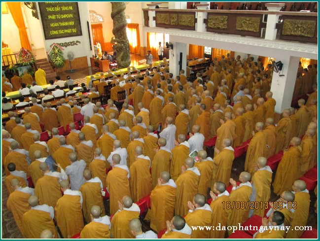 TP. HCM: Lễ tổng mãn hạ các điểm An Cư Kiết Hạ PL. 2557