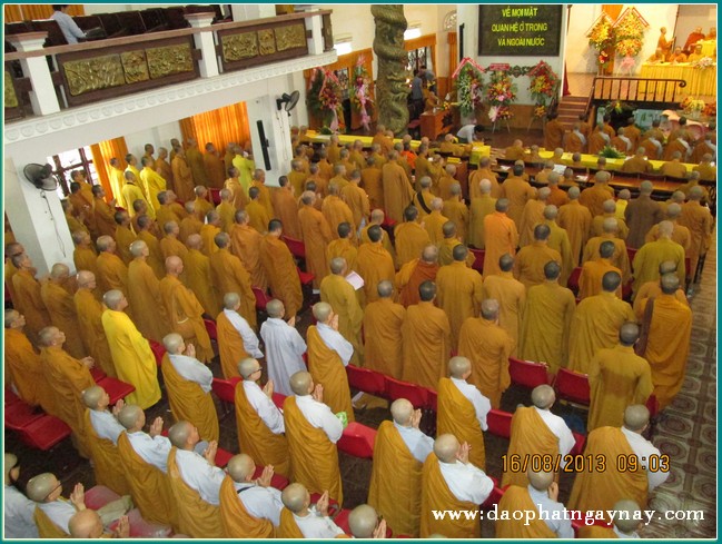 TP. HCM: Lễ tổng mãn hạ các điểm An Cư Kiết Hạ PL. 2557