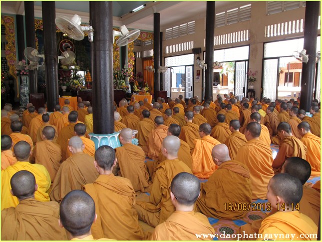 TP. HCM: Lễ Giải Chế An Cư tại hạ trường tịnh xá Ngọc Phương PL. 2557