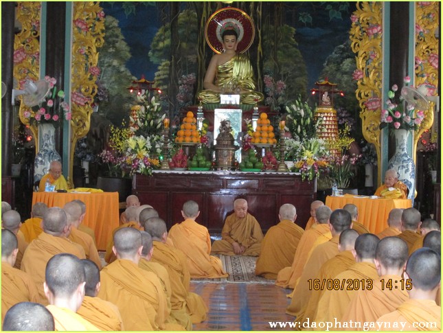 TP. HCM: Lễ Giải Chế An Cư tại hạ trường tịnh xá Ngọc Phương PL. 2557