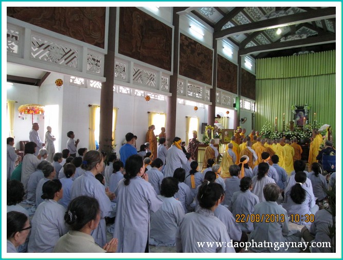 TP. HCM: Lễ Tiểu tường Cố ĐLHT. Thích Minh Châu - Lễ khai kinh