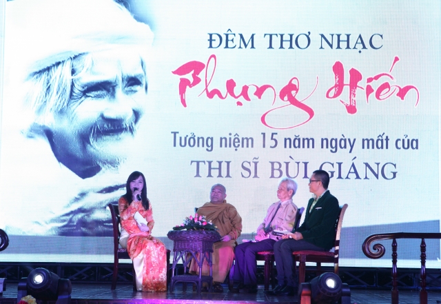 TP. HCM: Xúc động đêm thơ - nhạc tưởng niệm thi sĩ Bùi Giáng
